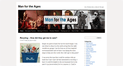 Desktop Screenshot of manfortheages.com